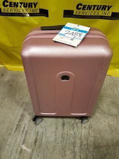 Delsey - 18" - Pearl Rose - Hard Sided - Spinner Luggage