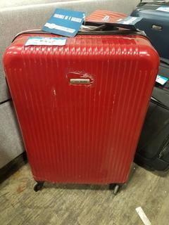 Samsonite Streamlite - Red - 4 pcs set - Hard Sided Spinner-Dent On The Side 