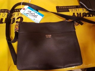 Guess Ladies Crossbody Handbag - Blk - "As-is" - zipper Sticks