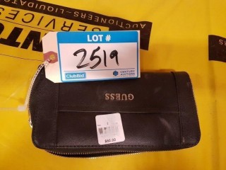 Ladies Guess - Wallet - Blk - "As-is" Zipper
