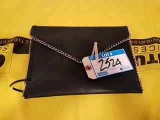 Design Lab - Ladies Blk /Gold Clutch Purse