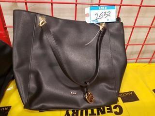 Ralph Lauren Blk Ladies Handbag - "As-is" - Handles