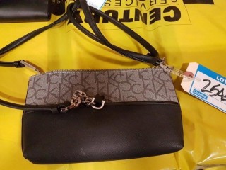 Calvin Klein - Ladies Two-tone Clutch purse - "As-is" Handle
