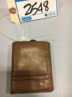 Fossil Mens Wallet- Lt Brown