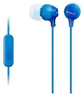 Sony MDR-EX15LP Blue Wired Headphones - "NO Box"