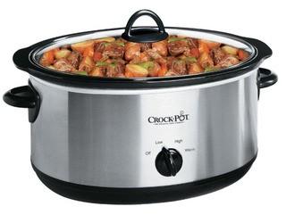 Crock-Pot Manual Slow Cooker, Stainless SCVPVM600BM-033