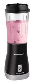 Hamilton Beach Single Serve Blender with Travel Lid Black