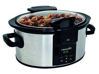 Crock-PotÂ® Programmable Lift & Serve Hinged Lid 6-Quart Oval Slow Cooker SCCPVC600LHS-033