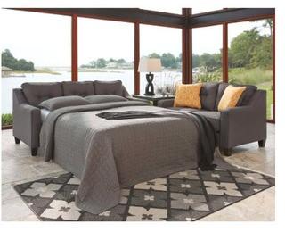 Ashley Furniture Queen sofa chaise sleeper/grey