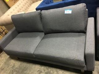 Dk Grey Fabric Sofa 