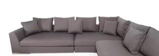 Moore Living Reversible Sectional (WDLN6786_32235537) - Charcoal - 2 pcs