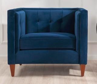 Harcourt Armchair (WRLO1778_32246236) - Navy