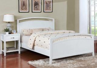 Reisa Platform Bed - Queen, Gloss White