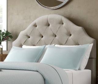 Three Posts Joyce Upholstered Panel Headboard (THRE2172_14941064_15215861) - King - Grey