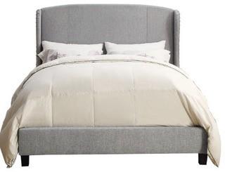 Alton Furniture - UPH King Bed - Grey - A23K