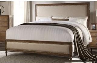 Gracie Oaks Caudell UPH Panel Bed - Queen - Reclaimed Wood