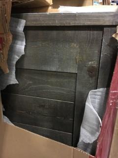 Progressive Furniture-King Wooden Headboard-Grey