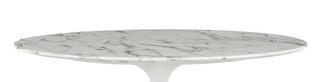 Modway Lippa 42" Oval-Shaped Artificial Marble Coffee Table Top - EEI-1140-WHI-TOP 