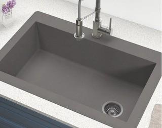 Kraus Forteza Dual Mount 33 x 22 Drop-In Kitchen Sink (KUS3122_25954105) - Granite