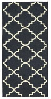 Mohawk Home Fancy Trellis 2-Foot 6-Inch x 3-Foot 10-Inch Accent Rug in Navy