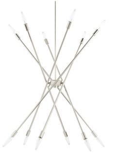Brayden Studio Givens 12-Light Sputnik Chandelier (CPG10310_33366814) - Polished Nickel