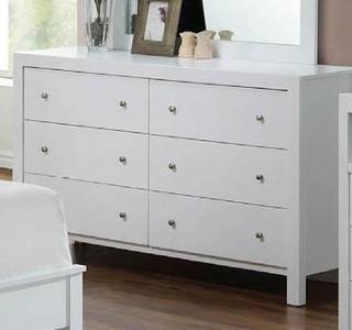 Brennen 6 Drawer Dresser - White - G2490-D