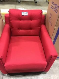 Longshore Red Armchair