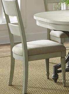 Liberty Furniture - 731-C1501 - Slat Back Chair - Set of 2 - Grey 