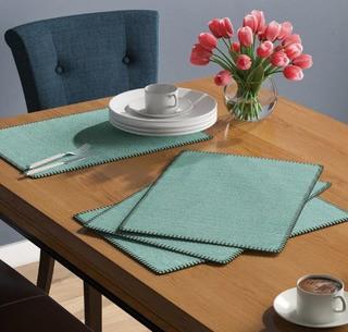 Three Posts Kaiser Whip Stitched Design 8 Piece Placemat Set (TRPT5297_28331216)