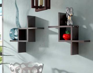 Brayden Studio Lydon Criss Cross Wall Shelf (BRSD4727)