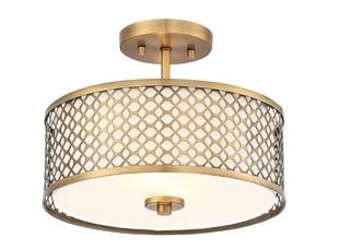Mercer41 Rodarte 2-Light Semi Flush Mount (MCRF4906)