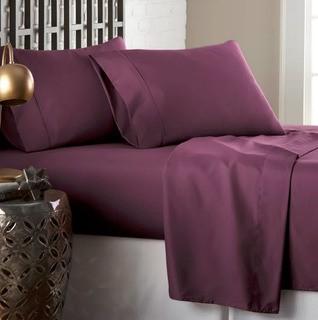 Charlton Home Lakeville Sheet Set (SPLI1030_14946064)Eggplant Purple, King