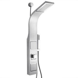 AKDY Temperature Control Shower Panel with Rainfall Waterfall Shower Head and Handheld Shower (GDVT1098)
