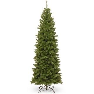 The Holiday Aisle 6’ Pencil Slim Green Spruce Artificial Christmas Tree (THLA8378_33352592)