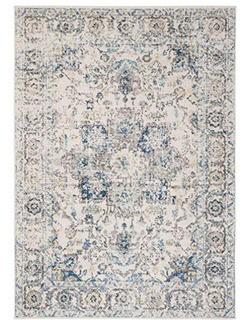 Safavieh MAD603F-6 Rug, 9x12', Grey/Ivory