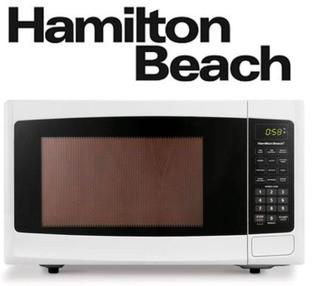 Hamilton Beach 1.1 Cu. Ft. Microwave White - Open Latch Stuck