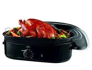 Rival Roaster Oven with Self-Basting Lid Black