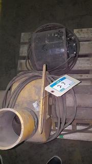 Lot - 1HP motor and Vent Fan