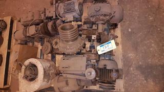 Lot of assorted motors, gear boxes and blowers