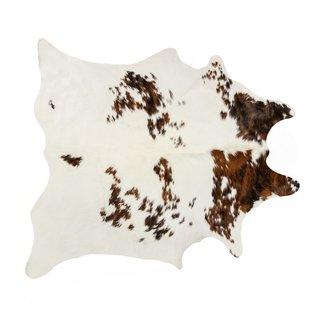 Hand Woven Cowhide Tricolor Area Rug (67685044396)