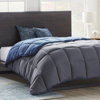 All Season Single Comforter Oversized King Dark Grey (BS70OKSTCCMICO)