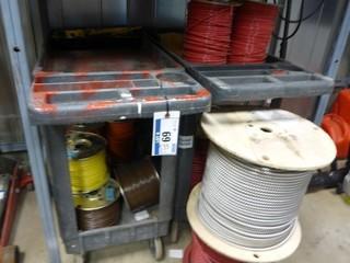 Approx. 2 Shop Carts And Quantity Of Wire
