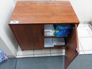 Office Cabinet With Paper