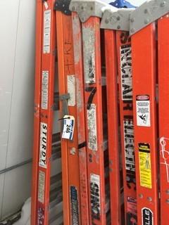 (5) 6' Fiberglass/Aluminum Step Ladders