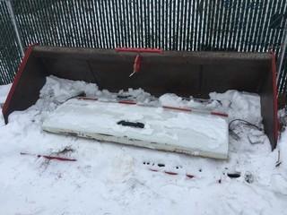 8' Snow Bucket To Fit Skid Steer