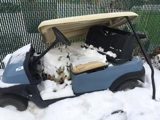 Club Car Electric Golf Cart S/N PQ0619-629533, Comes With No Batteries, No Charger. **NOTE:PARTS ONLY**