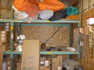 Contents of Shelves, Comes With Electrical Components, Tarps and Lights