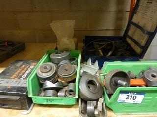 Quantity of Hydraulic Knock Out Bits, Comes with Approx. 6 Containers