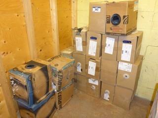 Cat 5E Riser boxes of Cable. Comes with Approx. 20 Boxes of Various Types