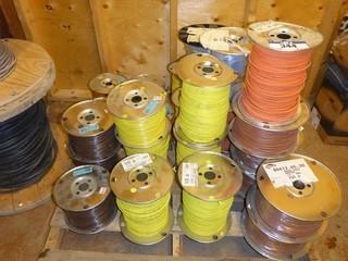 Quantity of Miscellaneous Wire. Comes with Approx. 25 Spools